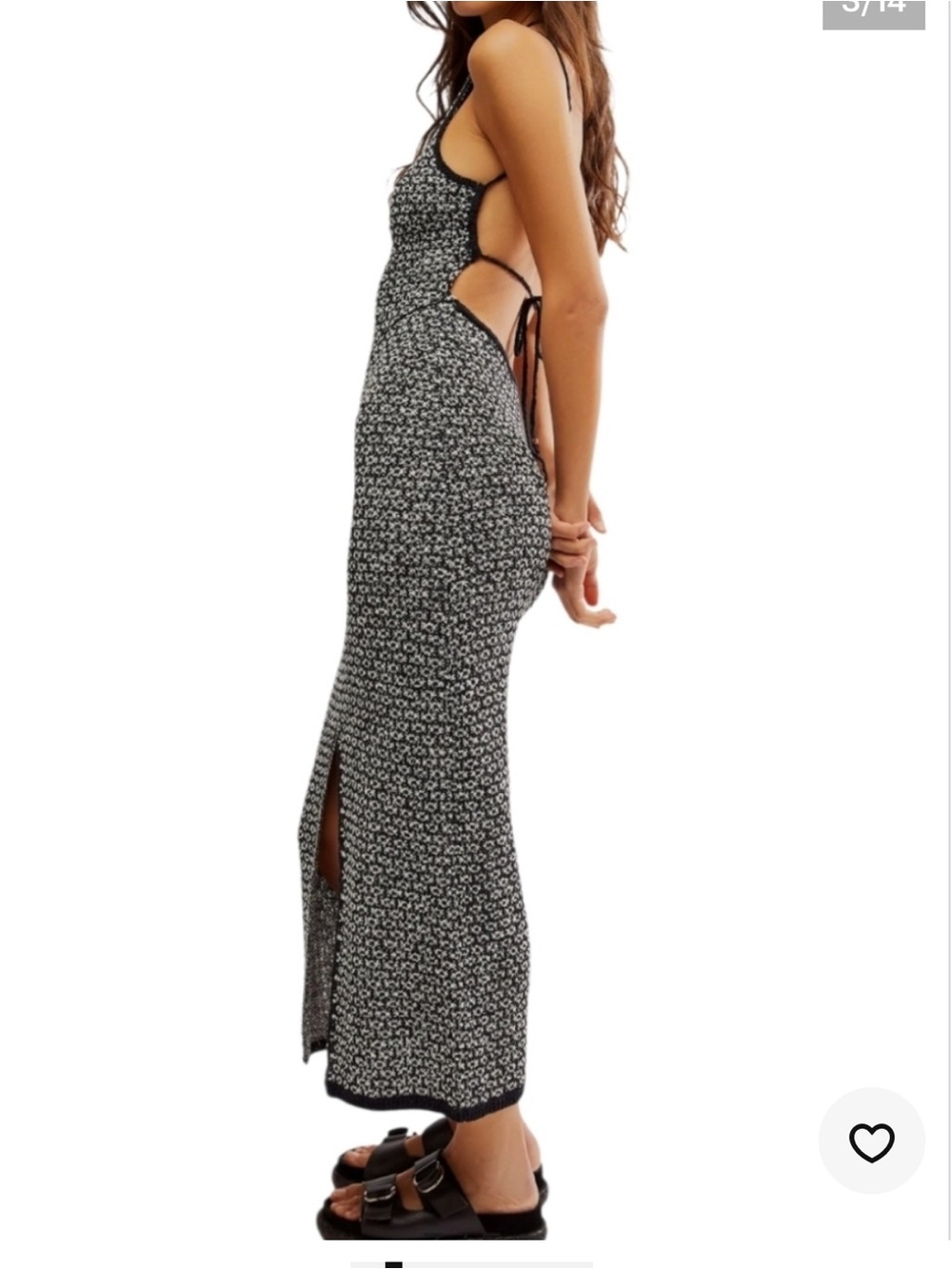 MINDY BACKLESS SWEATER DRESS - Picture 4 of 10